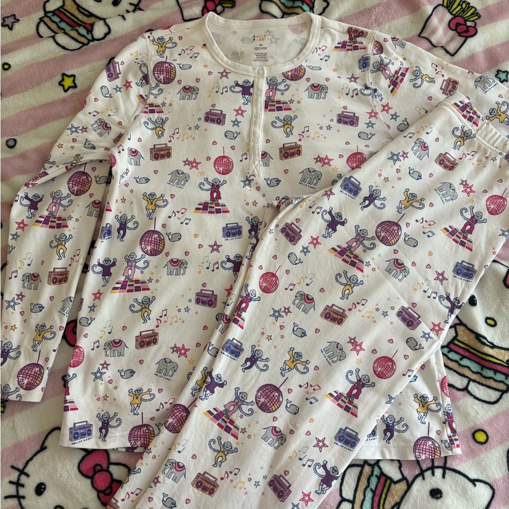 Roller Rabbit boogie monkeyland pajama set